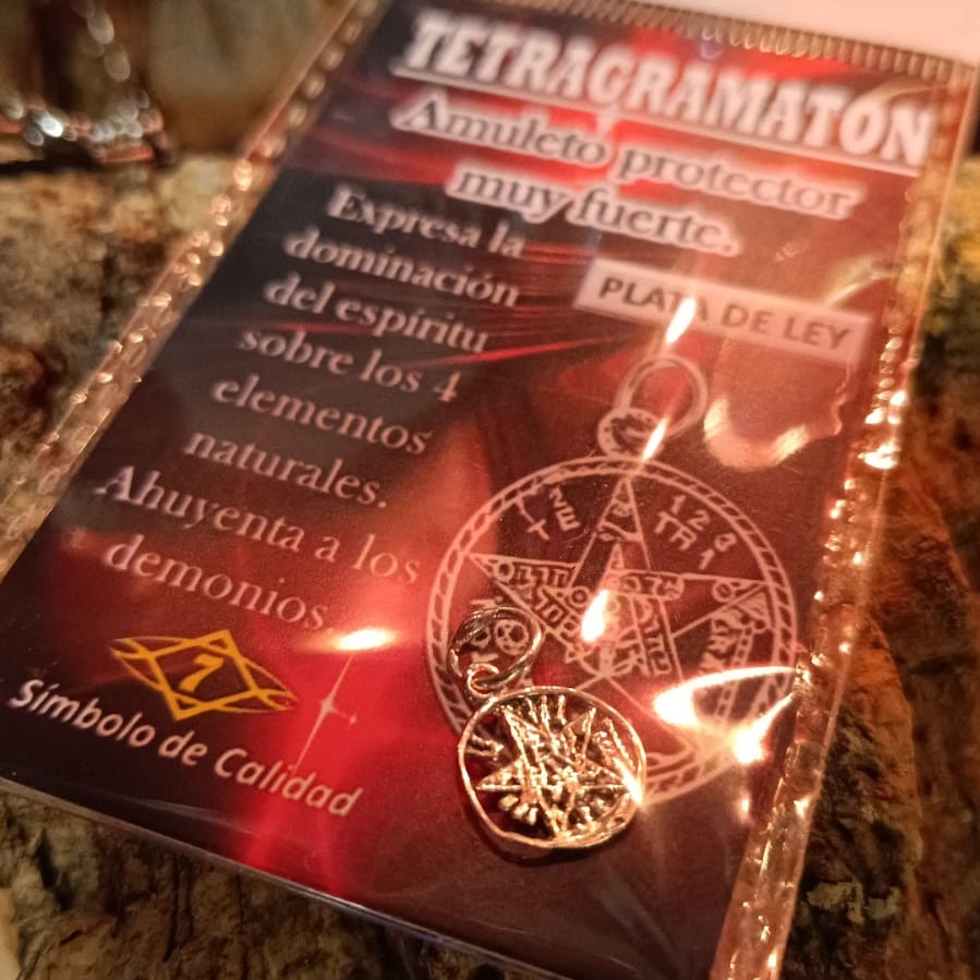 Brahma Tienda Esoterica TETRAGRAMMATON DE PLATA DIJE